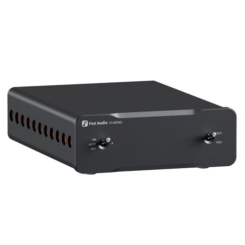 Fosi Audio V3 Mono Power Amplifier for Home Audio Speakers, Mini Monoblock Class D Amp with TPA3255, 240W for HiFi Home Theater AVR Receiver Component, RCA/XLR Balanced Inputs 48V/5A Power in Kuwait