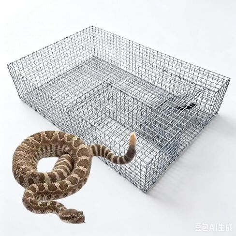 DSQSMR Snake Trap Cage Humane Snake Catcher All Kinds of Snakes -Reusable in Saudi Arabia