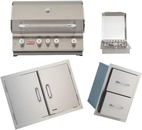Bull Outdoor Products Outlaw 60,000 BTU Drop-In Grill Head – Stainless Steel, Liquid Propane in Saudi Arabia