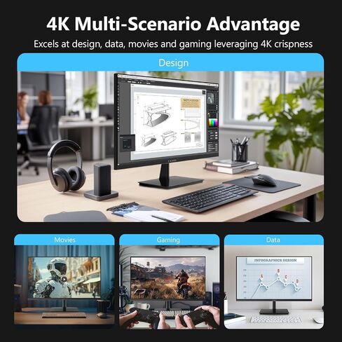 Z-Edge 27-inch 4K Gaming Monitor, 120Hz UHD 3840x2160 IP PC Computer | S274K 1ms MPRT Refresh Rate, 16.7M Colors, HDMI 2.0 x2 and DP 1.4 x 2 for Work, Business,Gaming in Kuwait