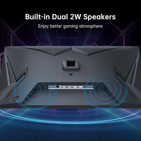 KTC 27 Inch Gaming Monitor 220Hz, 2K QHD Monitor 1ms w/Speakers H27T22C-3 | 2560x1440 Fast IPS Monitors Gamer 200Hz, Adaptive Sync, HDR400, 131% sRGB, HDMI DP Port, Tiltable, Low Blue Light, VESA Mount in Kuwait