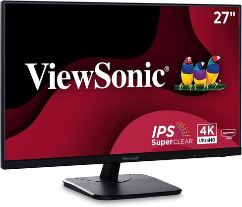 ViewSonic VA2456A-MHD 24 Inch 1080p Monitor, IPS Display with 120Hz for Enhanced Home and Office Productivity, Eye Care Technology, HDMI, DisplayPort, and VGA Inputs in Saudi Arabia