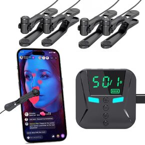 Auto Clicker Tapper for TikTok iPhone Expandable up to 9 Tapping Clips | Rechargeable Screen Tapper, 150 Adjustable Speeds & Random Mode, for Live Likes, Games, Works with iPhone iPad & Android in Saudi Arabia