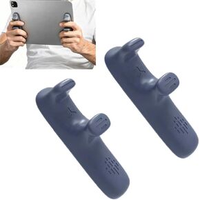 1 Pair Gaming Grip Handle for iPad and Android Tablets, Anti-Slip Silicone Hand Holder with Six-Finger Multi-Trigger Control, Washable Reusable Tablet Game Controller for Mobile Gaming in Saudi Arabia