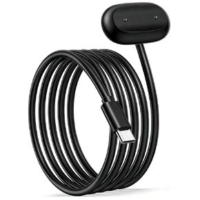 USB-C Magnetic Charger Cable for Google Fitbit Air, 3.3FT Replacement Cord | Strong Magnetic Suction, Stable Fast Charging, Anti-Break Flexible Cord, Universal Type-C Charging Supply in Saudi Arabia