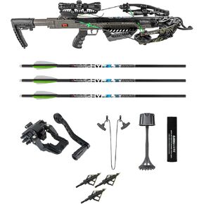Killer Instinct BOSS 405 Crossbow Bundle | Crank, Dead Silent Crank Compact-Narrow LD Sled, Broadheads, Adjustable design, Lightweight design, (3 items) in Kuwait