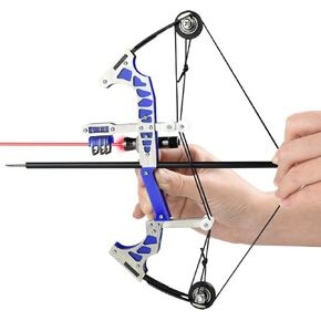 Laser Compound Bow Training Bow Toy Bow Outdoor Sports Competition Special Training Concentration Cultivating Patience Stainless Steel Material Length 10 inches in Kuwait