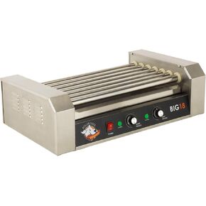 RollerDog Big 18 Stainless Steel Hotdog Roller with Drip Tray (RK4749K) in Saudi Arabia