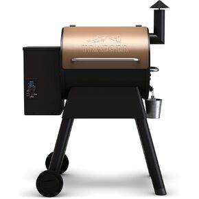 Traeger Pro 22 Wood Pellet Grill & Smoker, 572 Sq In | 6-in-1 BBQ versatility, meat probe, 450°F max, 18 lb hopper – grill, smoke, bake, roast, braise & BBQ in Saudi Arabia