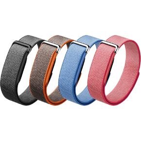 4 Pack Band Compatible with Google Fitbit Air Band for Women Men, Braided Nylon Loop Sport Breathable Replacement Wrist Strap Compatible with Fitbit Air Screenless Fitness Tracker in Saudi Arabia