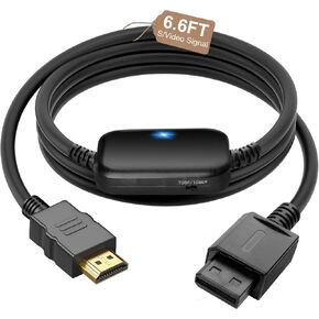 Wii to HDMI Adapter Cable with Component Signal, Plug & Play True 1080P HD | 6.6ft Video Game Display Cable Compatible with Nintendo Wii, Wii U, HDTV, Monitor - Supports All Wii Display Modes in Kuwait