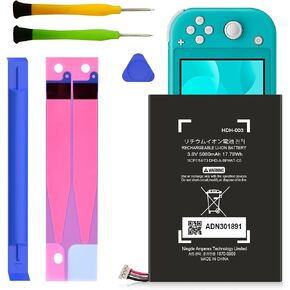 HDH-003 Battery, 5080mAh New Upgrade High Capacity Battery Replacement for Nintendo Switch Lite, HDH-001 with Full Set Repair Tool Kits in Kuwait