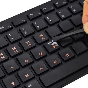 2PCS Russian Borderless Lettering Keyboard Stickers,Transfer Printing Individual Characters Sticker for PC Desktop Computers Keyboard Laptop Notebook,Russian Repair Replacement Keyboard Stickers in Saudi Arabia