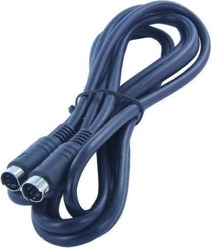 2 Pack Lot of 6FT / 2M S-Video 4 Pin Male to Male Cord Cable for HDTV(SV-2M-2PK) in Saudi Arabia