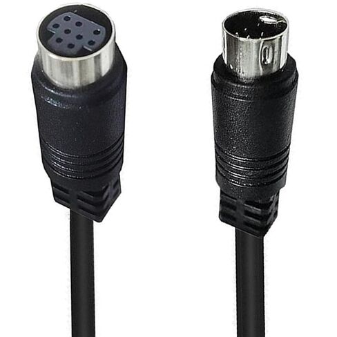 9 Needle 9Pin S-Video Small Din Adapter Extension Cable Line Straight/Elbow S Video 9P 9Pins Small DIN Video Cable Wire Video Cable in Saudi Arabia