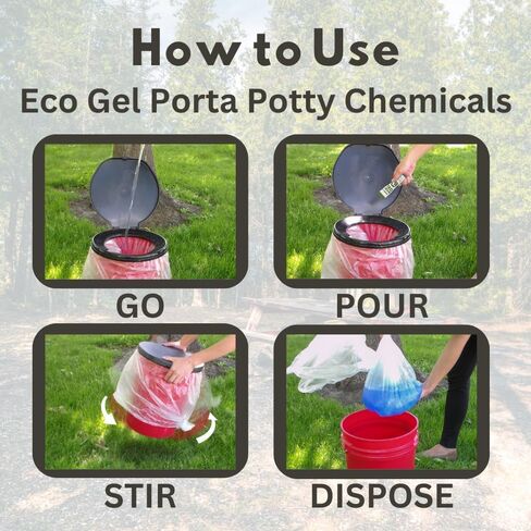 Emergency Zone Eco Gel Sanitation Set with Privacy Shelter | Hygienic Waste Disposal System for Camping, Hiking, Emergency Preparedness in Saudi Arabia