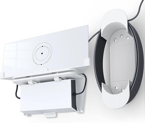 Starlink Gen 3 Router Mount 2 in 1, with Cable Caddy, Starlink Standard V3 Mesh Router and Star Link Gen 3 Power Supply Mounting Kit, Wall Holder Mesh Node Holder (Grey) in Saudi Arabia