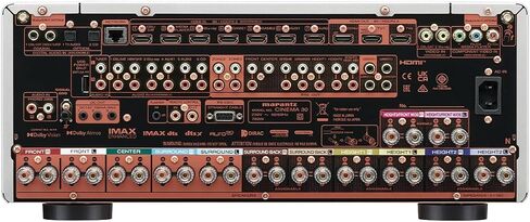 Marantz Cinema 30 11.4 Channel 8K Home Theater Receiver with Dolby Atmos & IMAX Enhanced Audio (Silver/Gold) in Saudi Arabia