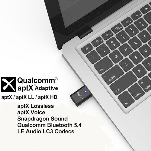 eppfun Auracast Bluetooth 5.4 Audio Transmitter with LC3, Aptx Lossless aptX Adaptive,High-Definition 24-bit / 96 kHz Audio, Works with PC/Mac/Gaming Consoles for PS5 in Saudi Arabia