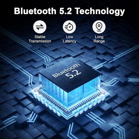 جهاز إرسال بلوتوث للتلفزيون، HDMI/AUX/RCA/المدخلات/المخرجات البصرية | محول صوت لاسلكي مع aptX LL، شاشة عرض، رابط مزدوج للتلفزيون، الكمبيوتر الشخصي، مكبرات صوت بلوتوث، سماعات الرأس مع جهاز التحكم عن بعد in Kuwait