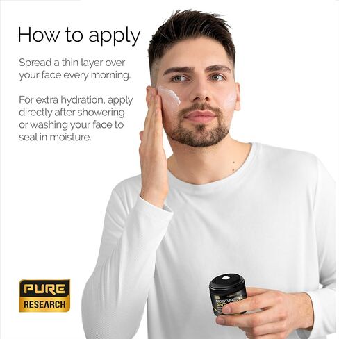 Men's Face Cream Moisturizer - Anti-Aging Cream For Men, Collagen, Retinol & Hyaluronic Acid - Day & Night - Facial Skin Care- Anti Wrinkle 1.7 oz in Saudi Arabia