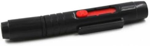 Professional Carbon Lens Cleaning Pen Brush with Retractable Soft Brush Portable Dust Cleaner for DSLR Camera Lenses Filters Viewfinder Camcorder LCD Screens - Black Plastic in Saudi Arabia