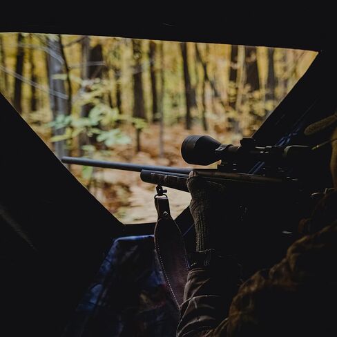 Barronett Blinds® Road Runner, Portable Hunting Blind, Pop-Up Hub Blind, Zipperless Windows, Lightweight, 2-Person, Bloodtrail® Woodland, 67" x 71" x 71", RR200BT in Saudi Arabia