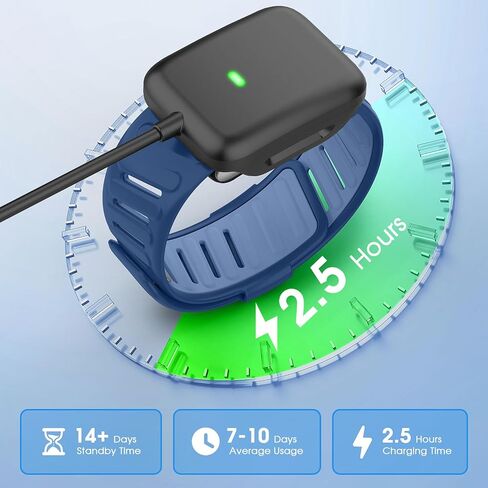 Charger Compatible with Whoop 5.0 One, Peak, Life/Whoop MG Basic Charger | 3.3Ft/1m USB Charging Cable Cord for Whoop 5.0 Health & Fitness Wearable, Not Compatible with WHOOP4.0 in Saudi Arabia