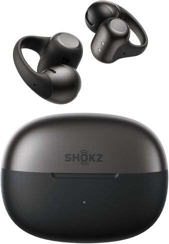 SHOKZ OpenDots 2 Open-Ear Clip-On Earbuds, Black, Dolby Audio, 3 Mics | Rich bass with Dolby Audio; 3-mic clear calls; 40H listening; IP57; Bluetooth 6.1; Travel/City walk/Commuting/Yoga/Pilates in Saudi Arabia