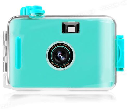 Vintage Waterproof Film Camera Exquisite Portable Retro Camera for Travel Perfect for Kids and Adults (Light Blue Official Standard) in Saudi Arabia