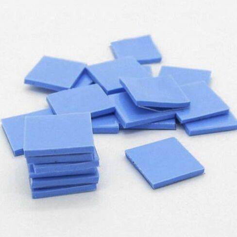 Xiaokeis 100 Pcs Thermal Conductive Silicone Pads, Soft Cooling Thermal Pad Silicone Thermal Pads for Laptop, Heatsink, GPU, CPU, LED (Size:10mmx10mmx1mm) in Saudi Arabia