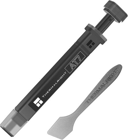 TR AT7 Thermal Paste 2.5g, 12.9W/mK CPU GPU Compound | Smooth non-conductive paste with spatula for CPU cooler installs, GPU repasting, PC builds, and basic maintenance. in Saudi Arabia