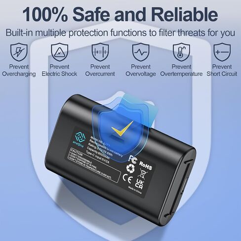 anegine Extra Outdoor Camera Battery Pack 8000mAh with USB-C Charging Cable for SimpliSafe Wireless Outdoor Security Cameras (2-Pack) in Saudi Arabia