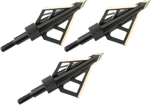 Killer Instinct Lethal 405HD Crossbow Kit 3-Pack Bundle | 8 Hypr-V Crossbow Bolts, Fixed-Blade Steel Tip 100-Grain Hunting, Redesigned Stock, Anti-Dry Fire Safety Feature in Kuwait