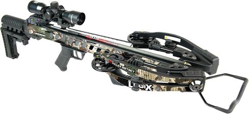 Killer Instinct LogiX DC Crossbow Bundle | Crank, Bolts, Broadheads, Steel Tip Broadheads (3-Pack, 435fps in Kuwait