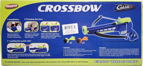 Real Crossbow Set for Kids with 6 Suction Cup Darts, Fun Bow and Arrow Archery Set Ideal for Indoor and Outdoor Games, New in Box in Saudi Arabia