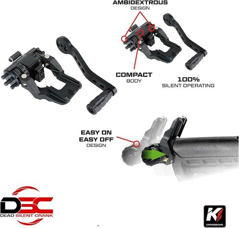 Killer Instinct BOSS 405 Crossbow Bundle | Crank, Dead Silent Crank Compact-Narrow LD Sled, Broadheads, Adjustable design, Lightweight design, (3 items) in Kuwait