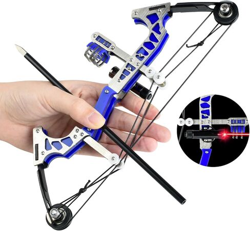 Laser Compound Bow Training Bow Toy Bow Outdoor Sports Competition Special Training Concentration Cultivating Patience Stainless Steel Material Length 10 inches in Kuwait