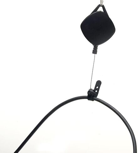 VR Cable Management, 3pcs Retractable Ceiling Pulley System, 360° Rotable VR Cable Hook, Noise-Free V R Accessories Cabl-e for Oculu-s/Rift S/Viv-e/Ps V-r in Saudi Arabia