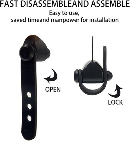 VR Cable Management, 3pcs Retractable Ceiling Pulley System, 360° Rotable VR Cable Hook, Noise-Free V R Accessories Cabl-e for Oculu-s/Rift S/Viv-e/Ps V-r in Saudi Arabia
