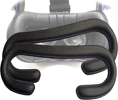 TamBee Face Foam Vive PRO VR Heasdset Foam Replacement Set for HTC Vive PRO VR PU Leather Cover Face Pad Removable Facial Interface Waterproof Breathable in Kuwait
