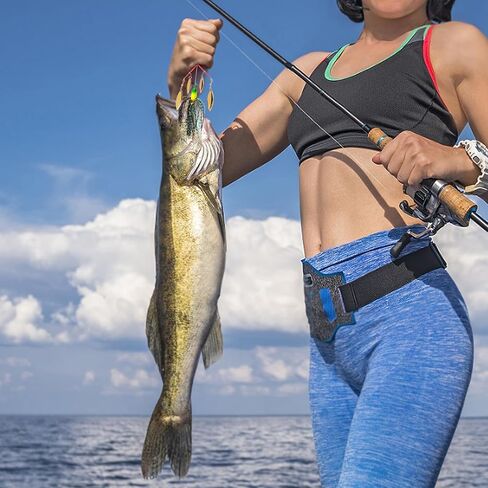 Multi Blade Spinnerbait Umbrella Rig Fishing Kit Skirt Lure 5pcs | spinnerbait kit with multi blade design and silicone skirts, umbrella rig lures for pike bass trout salmon freshwater fishing in Kuwait