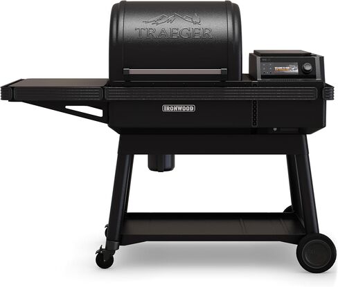 Traeger Ironwood Wood Pellet Grill & Smoker, 616 Sq In, WiFi | 165–500°F temperature range, WiFIRE app control, 6-in-1 BBQ combo – grill, smoke, bake, roast & more in Saudi Arabia