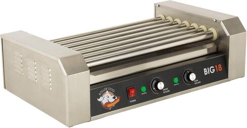 RollerDog Big 18 Stainless Steel Hotdog Roller with Drip Tray (RK4749K) in Saudi Arabia