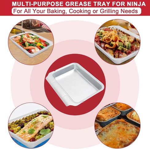 Grease Tray for Ninja Woodfire BBQ Grill, Professional Drip Pan for Ninja Woodfire Grills OG700 Series - OG701 & OG751 Outdoor Grill & Smoker, Non Disposable Tray in Saudi Arabia