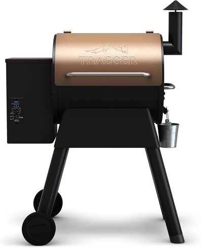 Traeger Pro 22 Wood Pellet Grill & Smoker, 572 Sq In | 6-in-1 BBQ versatility, meat probe, 450°F max, 18 lb hopper – grill, smoke, bake, roast, braise & BBQ in Saudi Arabia