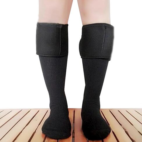 Electric Heated Long Socks for Men Women, Winter Thermal Heating Socks Calf Foot Warmer for Cycling Ski Hunting Camping Hiking in Saudi Arabia