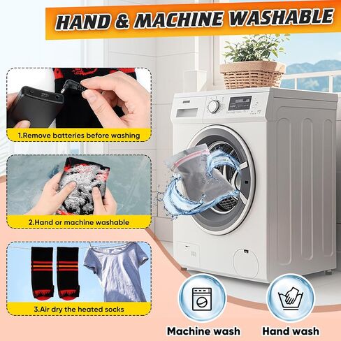 COZII Heated Socks, Heated Socks for Men Women - 5000mAh Electric Socks Up to 10 Hours, Rechargeable Washable Warm Socks for Hunting Skiing Camping Hiking Cycling Outdoor Work in Saudi Arabia