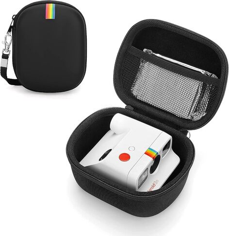 Yinke Case for Polaroid Go 9035/9071/9070 Instant Mini Camera, Hard Organizer Portable Carry Travel Cover Storage Bag (Black) in Kuwait