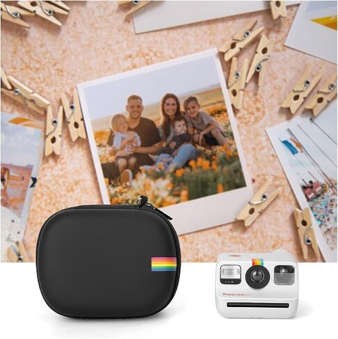 Yinke Case for Polaroid Go 9035/9071/9070 Instant Mini Camera, Hard Organizer Portable Carry Travel Cover Storage Bag (Black) in Kuwait